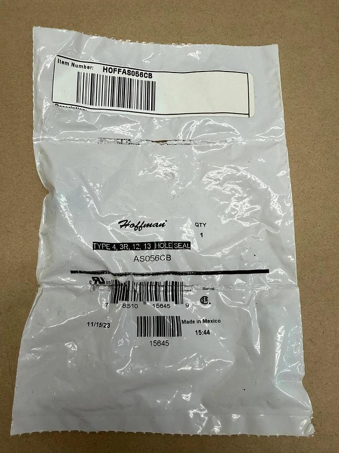 Hoffman AS056CB Hole Seals *NEW*