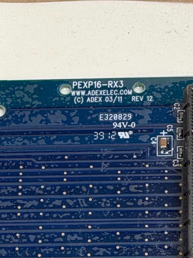 Used ADEX PEXP16-RX3 PCI Express Riser Card