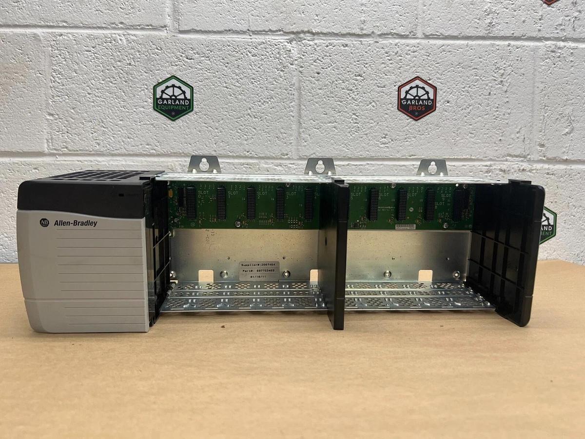 Used Allen Bradley 1756-PA75/B and 1756-A10 9 Slot Chassis w/ Power Supply