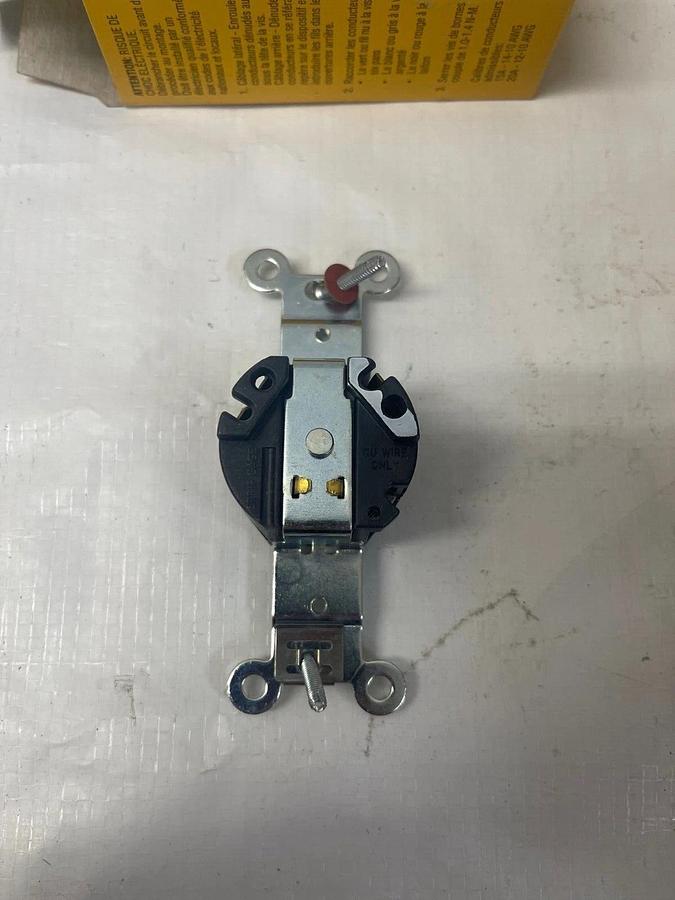 Hubbell HBL4710 Twist-Lock, 15 A, 125 V, Single Receptacle, 2 Pole