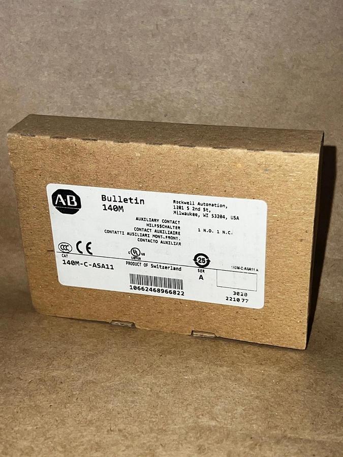 Used Allen Bradley 140M-C-ASA11 Ser A Auxiliary Contact *NEW*