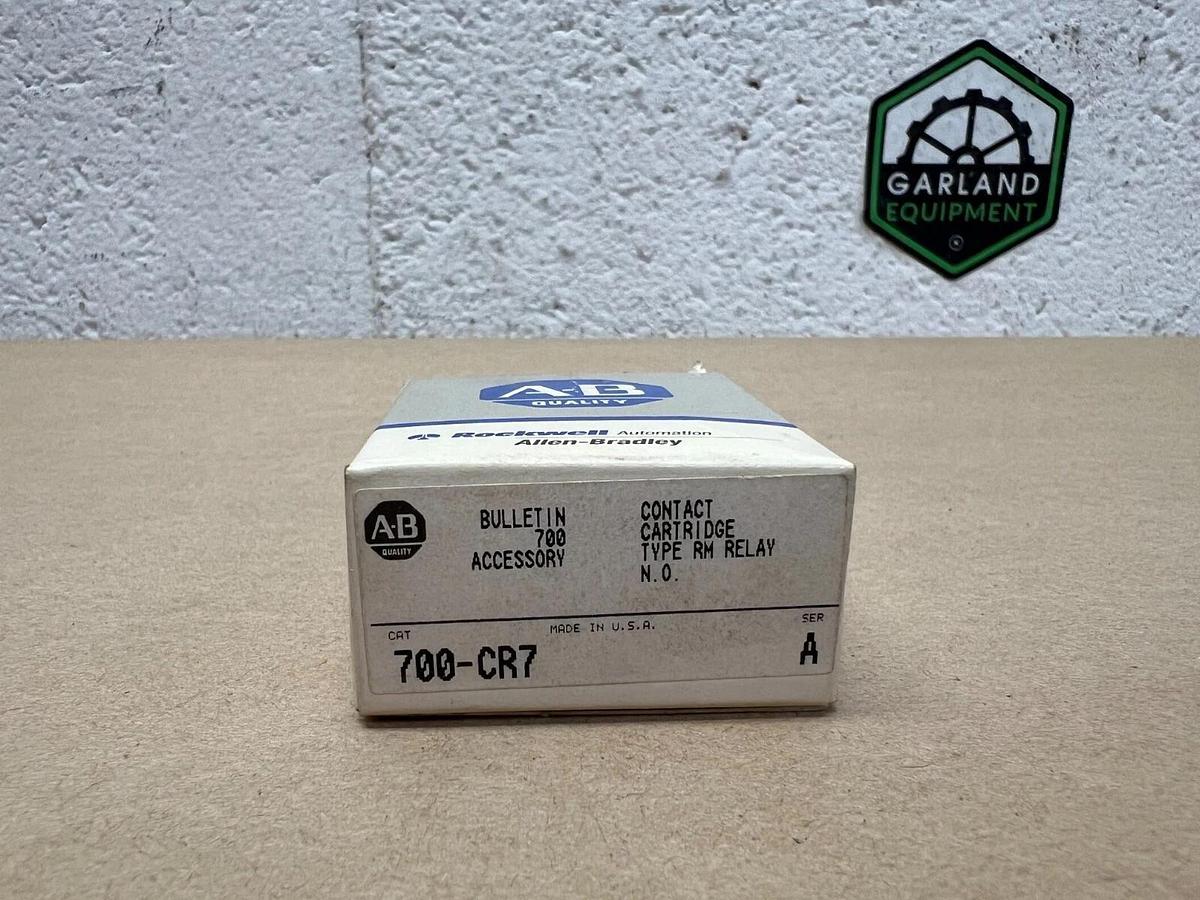 New - open box Allen Bradley 700-CR7 Contact Cartridge, Ser. A