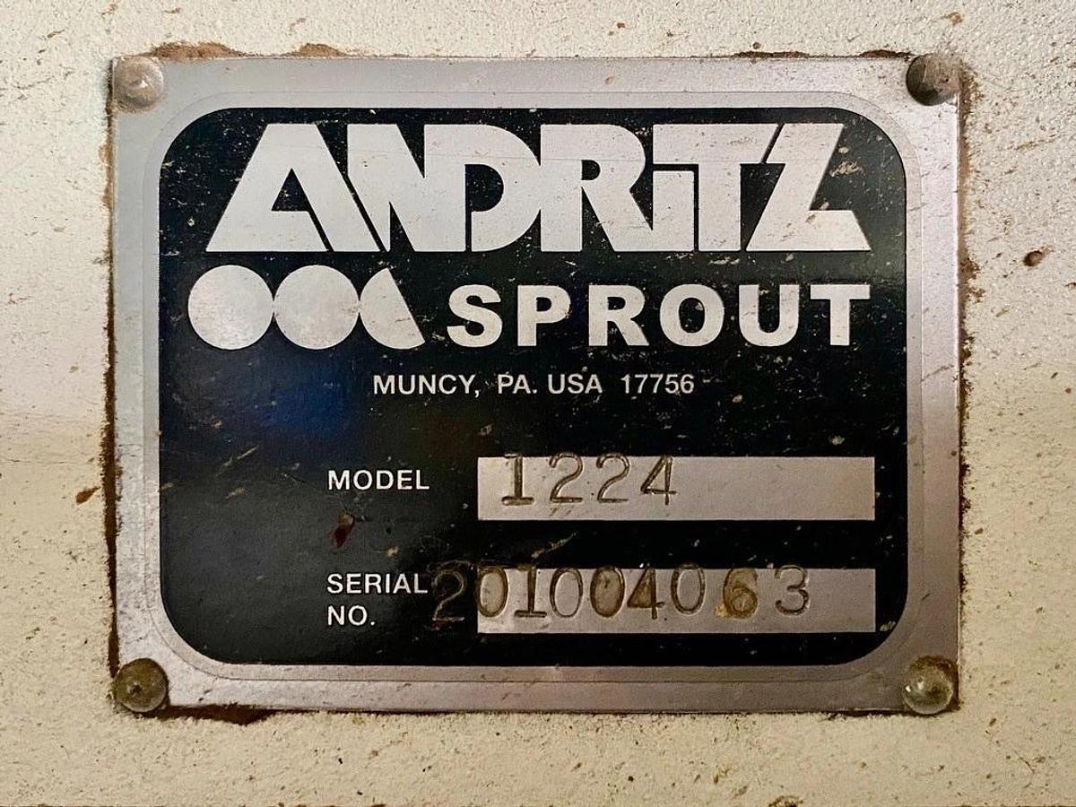 Used Andritz 43245 Hammer Mill & 1224 Feeder, 350Hp @ 1780RPM Motor