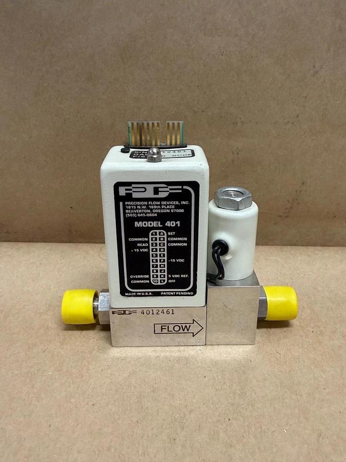 Used Precision Flow Devices Model 401 Mass Flow Controller