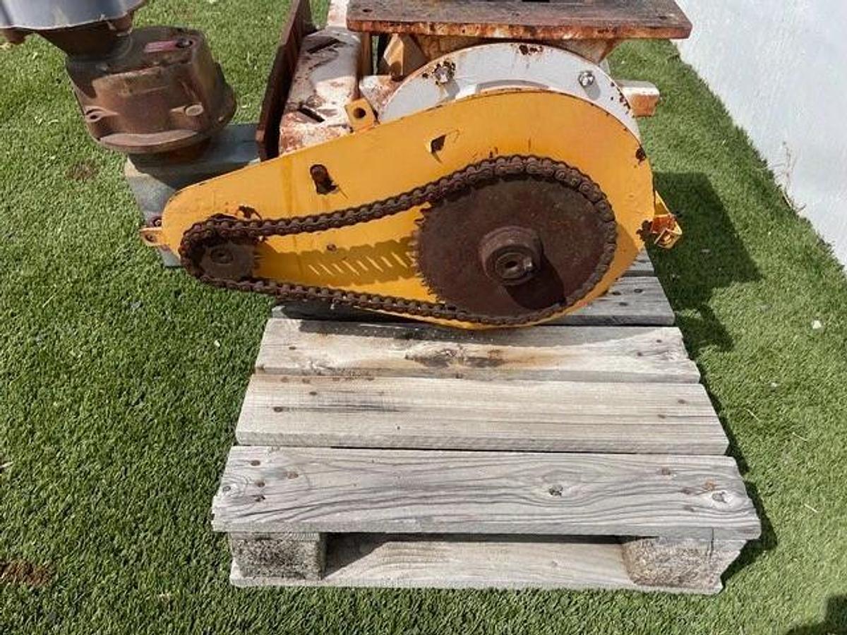 Used Rotary Airlock Feeder 10x10 Baldor 1.5HP 3450RPM Baldor Gear Reducer, Ratio 40:1