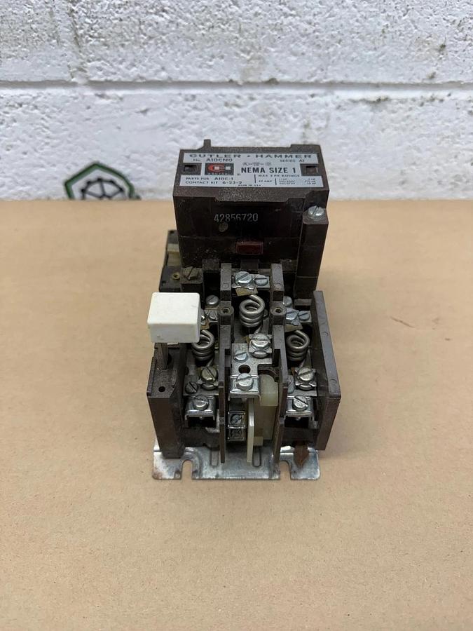 Used Cutler-Hammer A10CN0 NEMA Size 1 Starter, Series A1, 27A