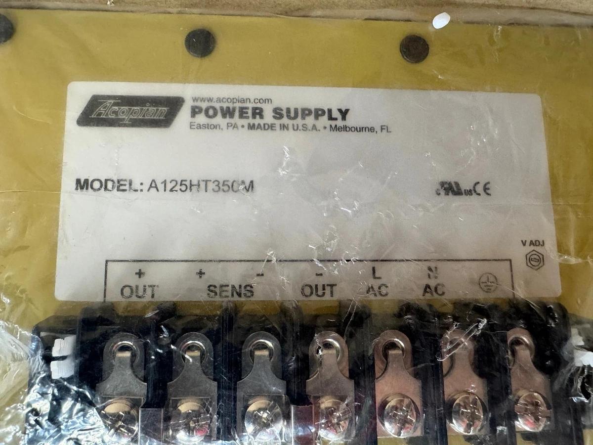 Used Acopian A125HT350M Power Supply 3-1/2A *NEW*