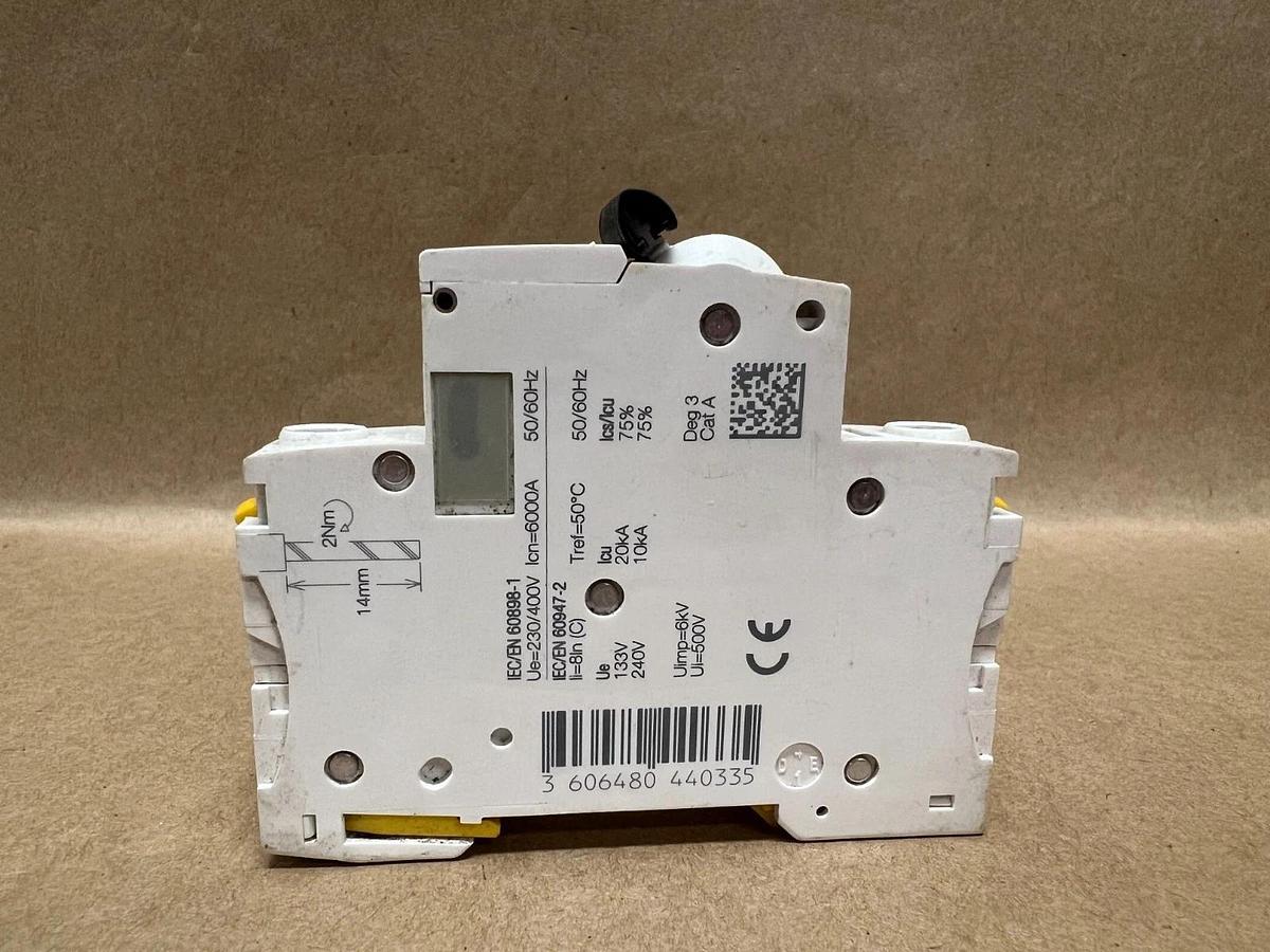 Used Schneider Electric iC60N C6, 230/400V, Circuit Breaker