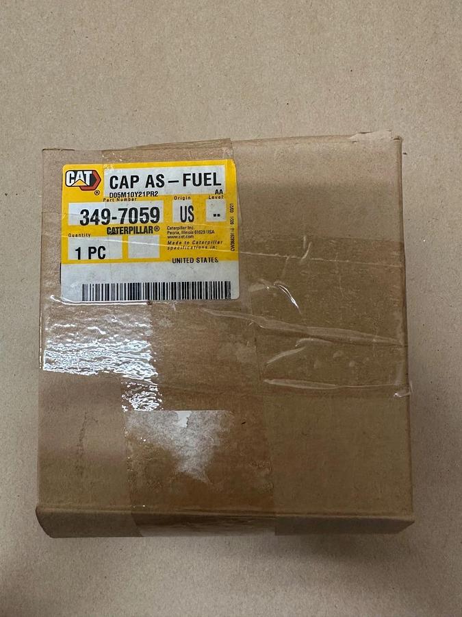 CAT 349-7059 Cap Assembly, Fuel *NEW*