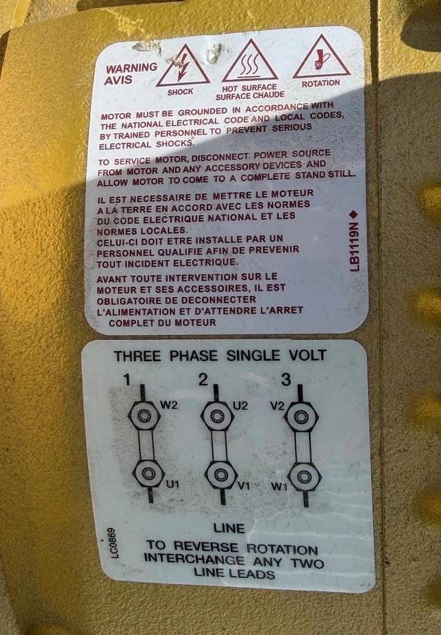 Used GRUNDFOS CRN16-50A-F-G-AUUF Pump w/ Baldor 5.5KW Motor @ 3525 RPM