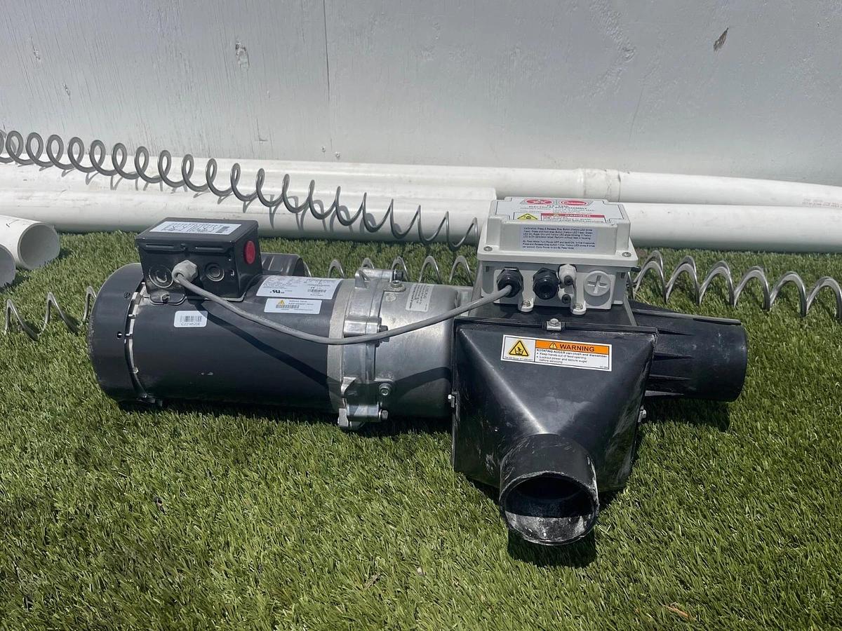 Used Automated Production Systems FLX-5253 Flex-Flo Auger 3”x38’, 1-1/2Hp 1 Ph Motor