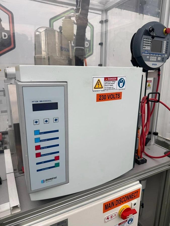 Used Team Technik Automated Atmospheric Plasma Surface Treatment Cell