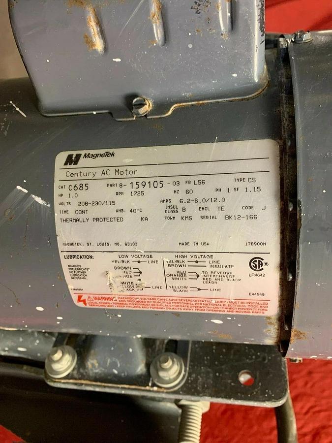 Used Electric Mixer with Low Voltage Magnetik Motor 8-159105-03 FR L56