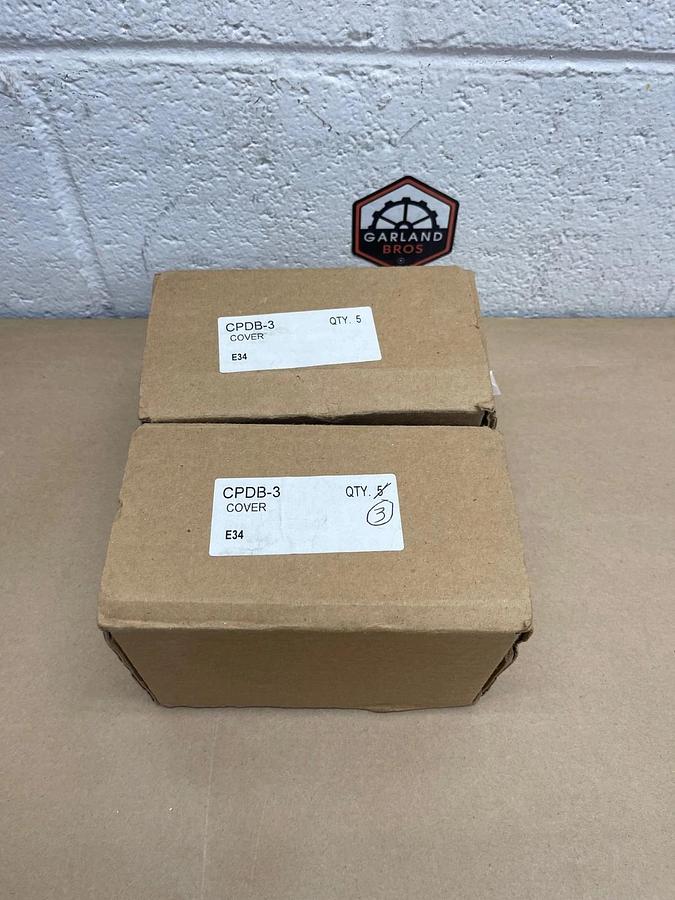 Used Bussmann CPDB-3 Terminal Block Cover - Qty 8 *NEW*