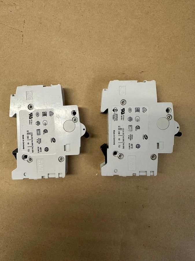 ABB Circuit Breakers S201C4, S201C6 (Lot of 2)