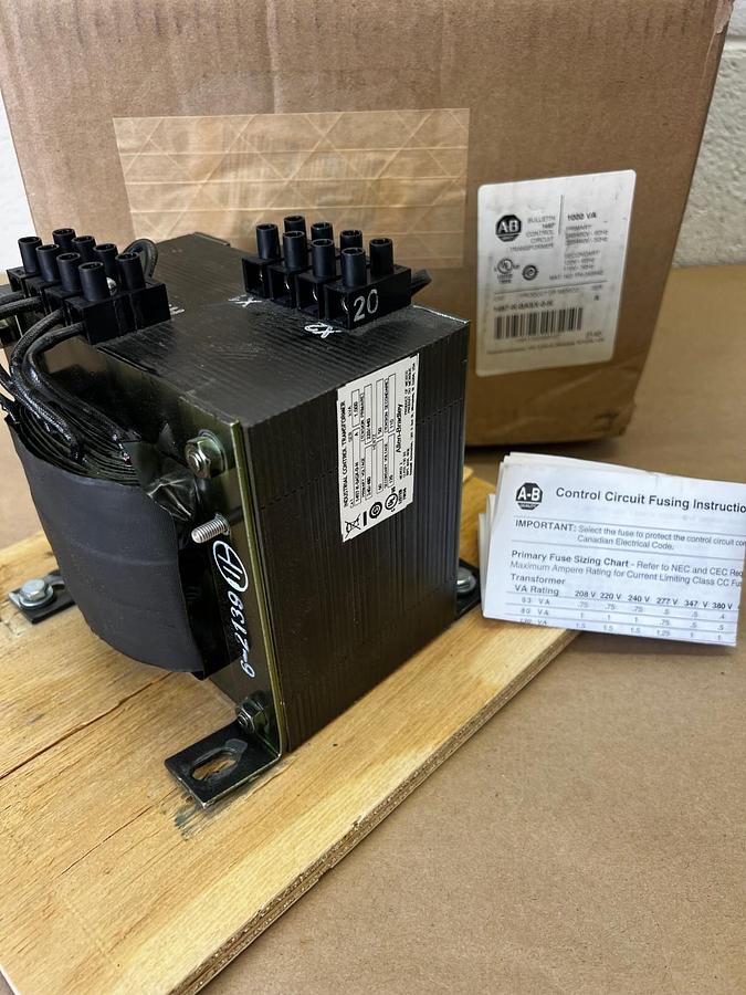 Used Allen Bradley 1497-K-BASK-O-N Control Transformer 240/480V, 1000VA *NEW*