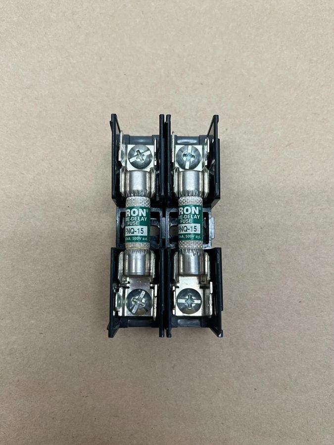 Used Bussmann FNQ-15 Tron Time-Delay Fuse