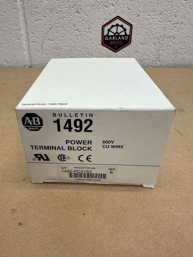 Used Allen Bradley Bulletin 1492-PD3163 Power Terminal Block