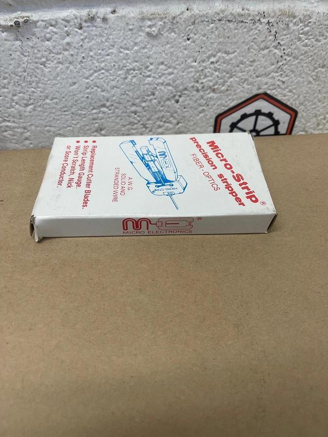 Used Micro Electronics Micro-Strip, Fiber Optics Precision Stripper, MS-1-FS