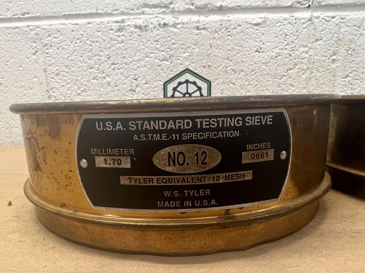 Used W.S. Tyler No. 12 1.70mm U.S.A. Standard Testing Sieve