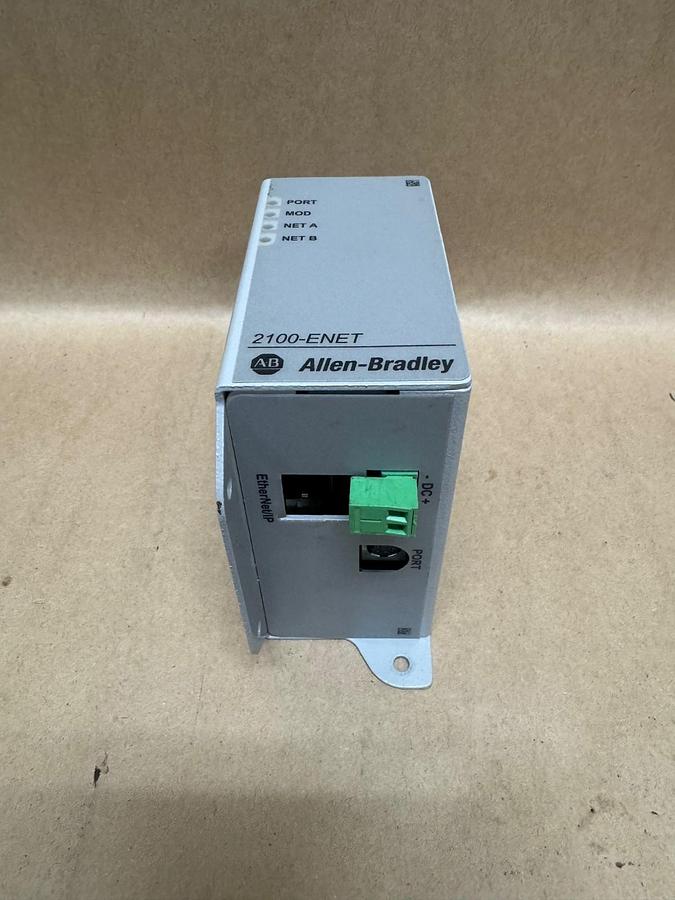 Used Allen Bradley 2100-ENET Series A Ethernet Adapter (Parts Only)