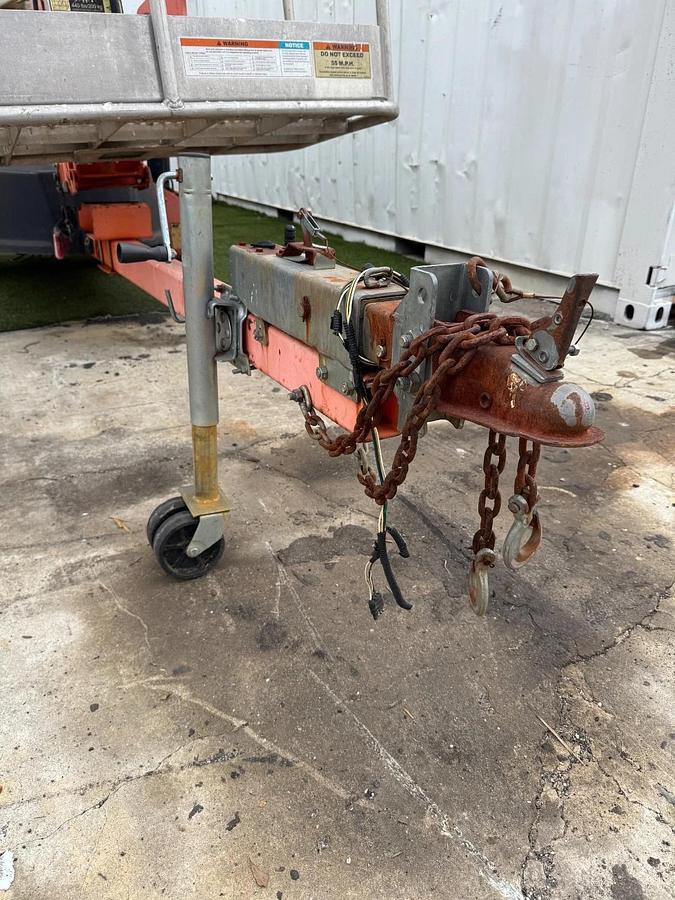 Used JLG T350 Towable Boom Lift, 34' 5" Height Capacity, 18' 9" Booming Capacity