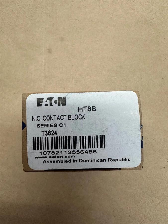 Used Eaton HT8B Contact Block, Lot of 3 *NEW*
