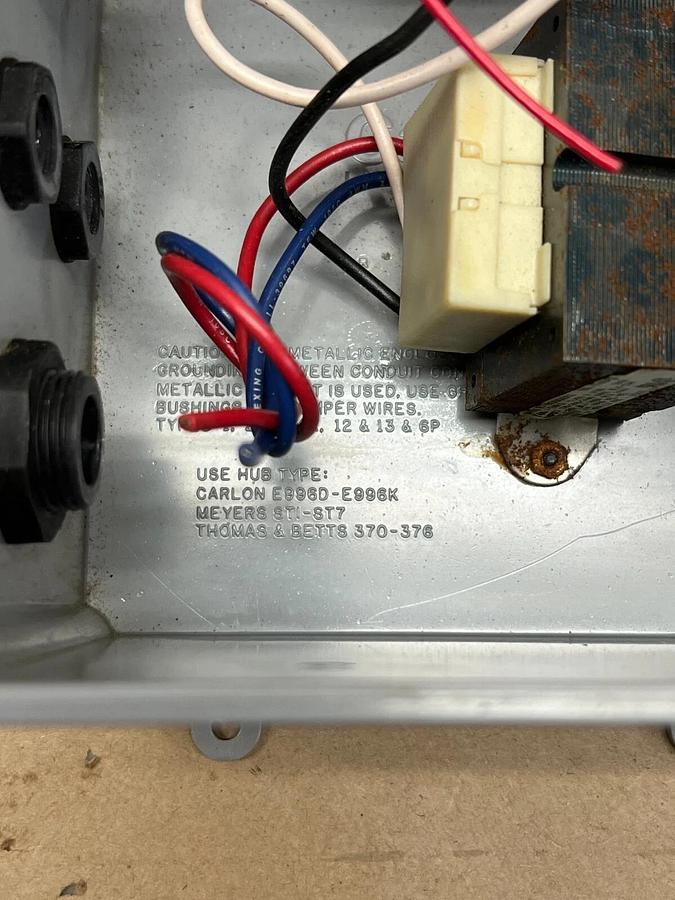 Used Carlon E996D-E996K Enclosure