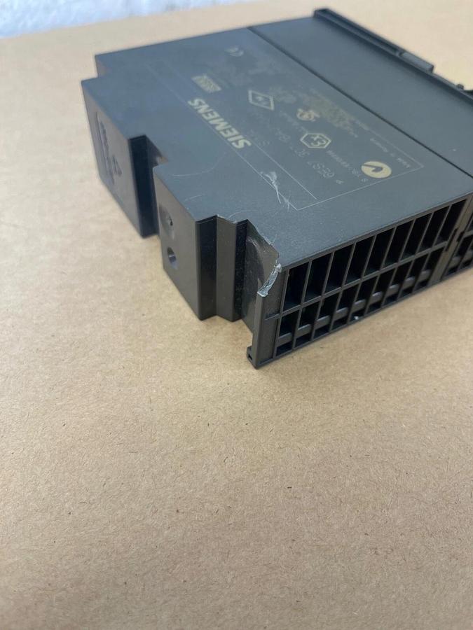 Used Siemens 6ES7 307-1BA01-0AA0 Power Supply Module, Simatic PS 307, 24 VDC