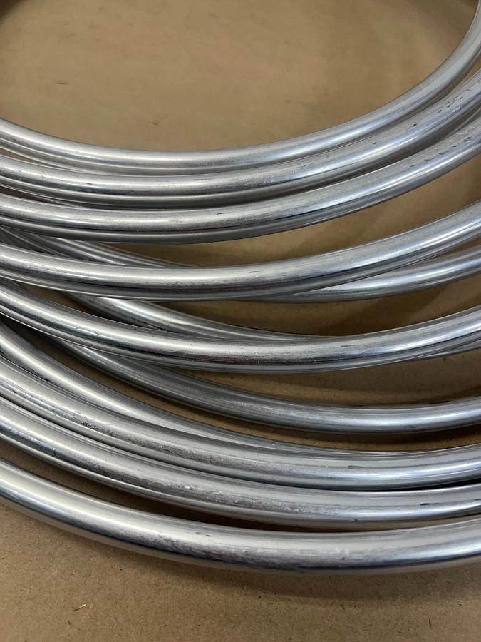 Used OD 3/8" Aluminum Hard Fuel Line/Tubing (50 Feet)