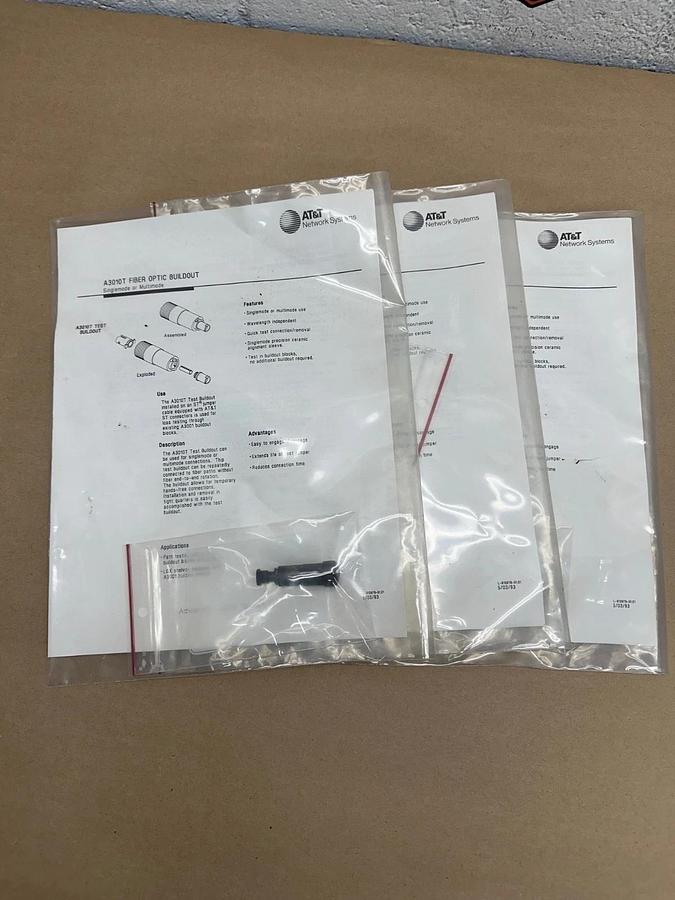AT&T A3010T Fiber Optic Buildout (Lot of 3) *NEW*