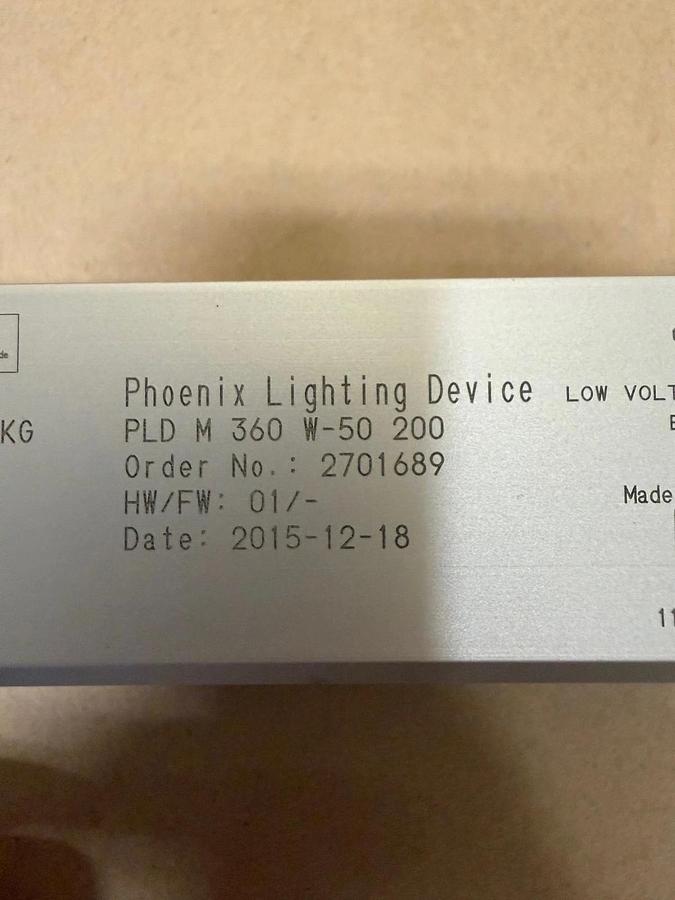 Used Phoenix Contact PLD M 360 W-50 200 LED Machine Light