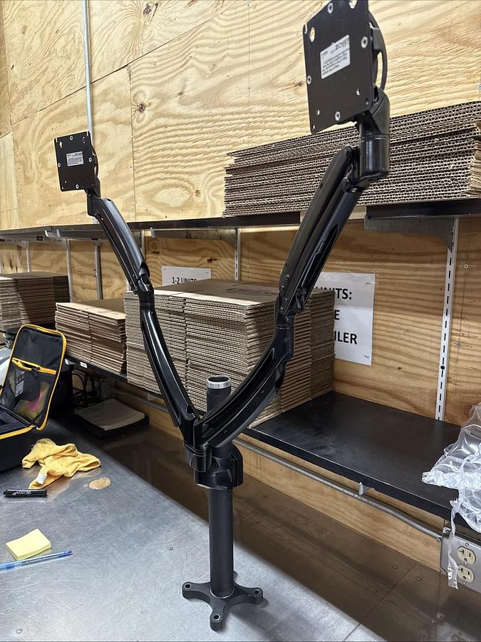 Used Chief KWT110B CPU Wall Mount for All-In-One Monitor Workstation