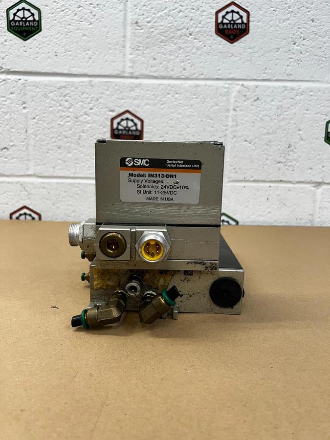 Used SMC IN313-DN1 Serial Interface Unit W/5 Valve Stations