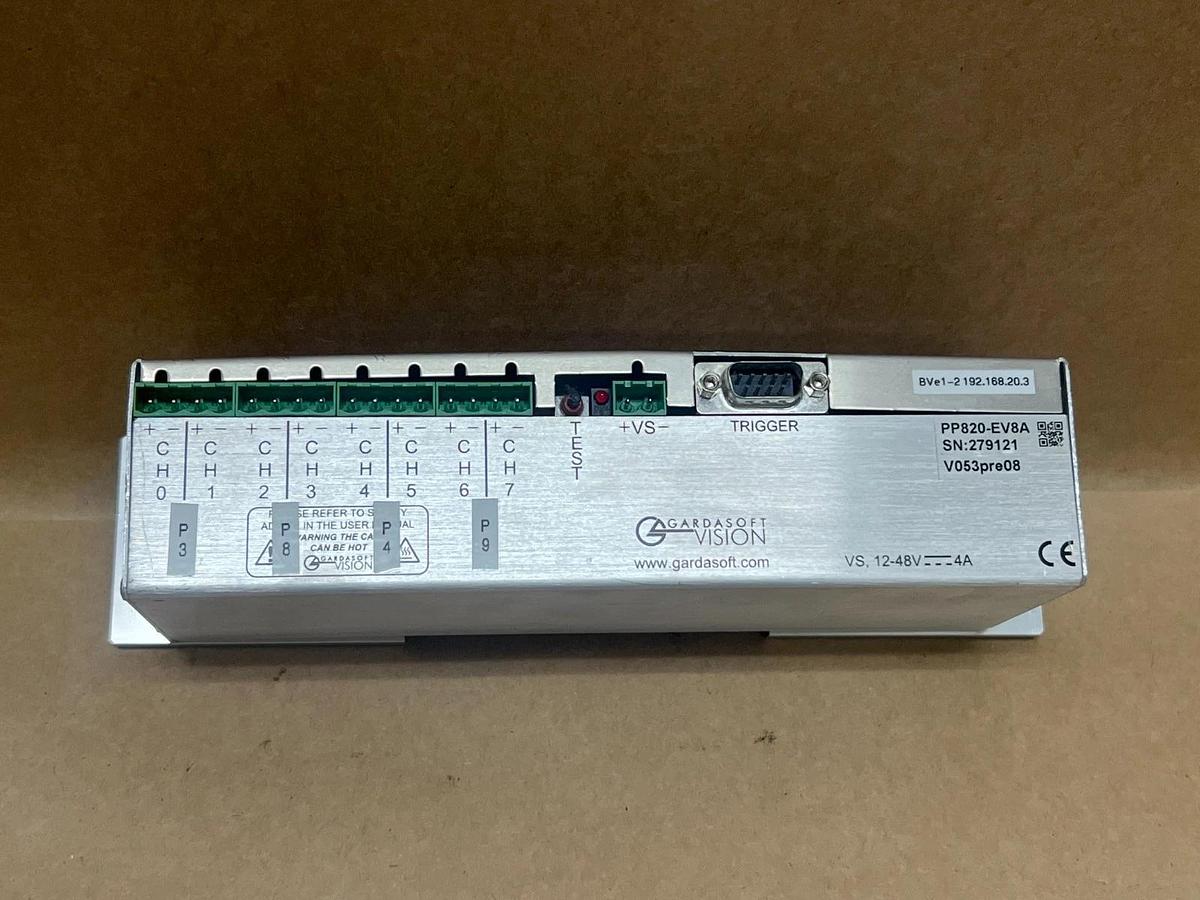 Used Gardasoft Vision PP820-EV8A 8 Channel, LED Controller