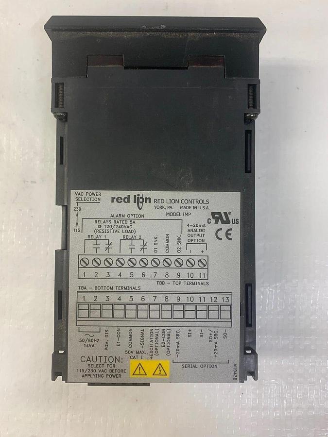 Used Red Lion Controls IMP200060 Panel Meter