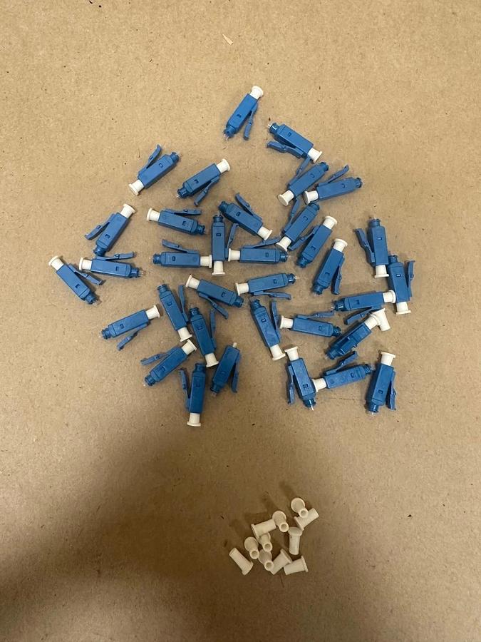 Used LC Connectors 848006680 Fiber Optic Connectors - Lot of 34 pcs