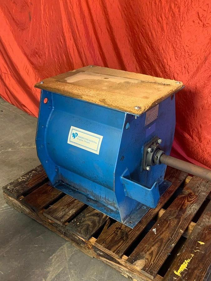 Used 20x20 Rotary Airlock Feeder, Rebuilt by Western Pneumatic