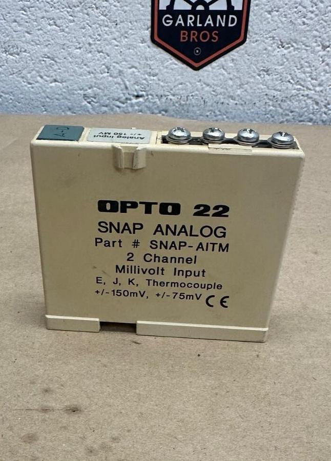 Used OPTO 22 SNAP-AITM 2 Channel Millivolt Input