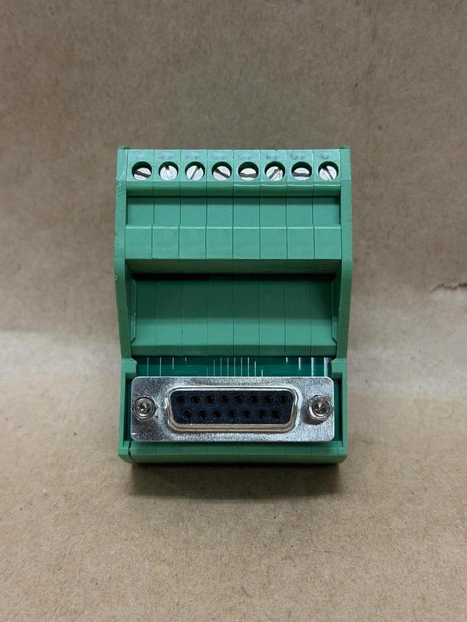 Used Phoenix Contact VIP-2/SC/D15SUB/F Terminal Block