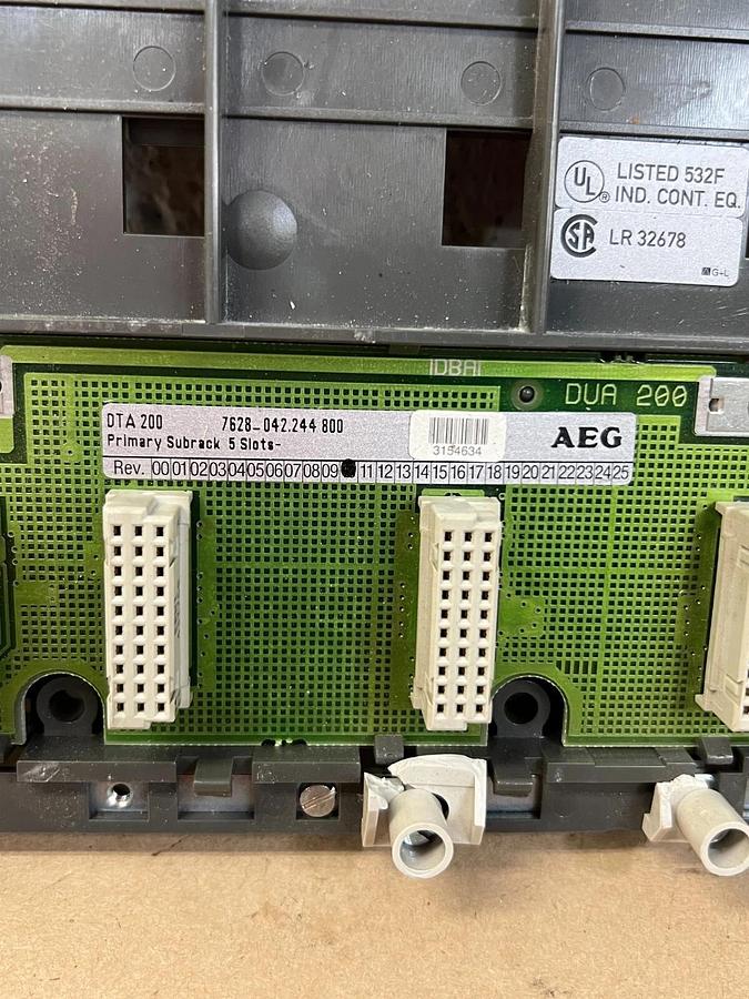 Used AEG DTA 200 Primary Subrack 5 Slots