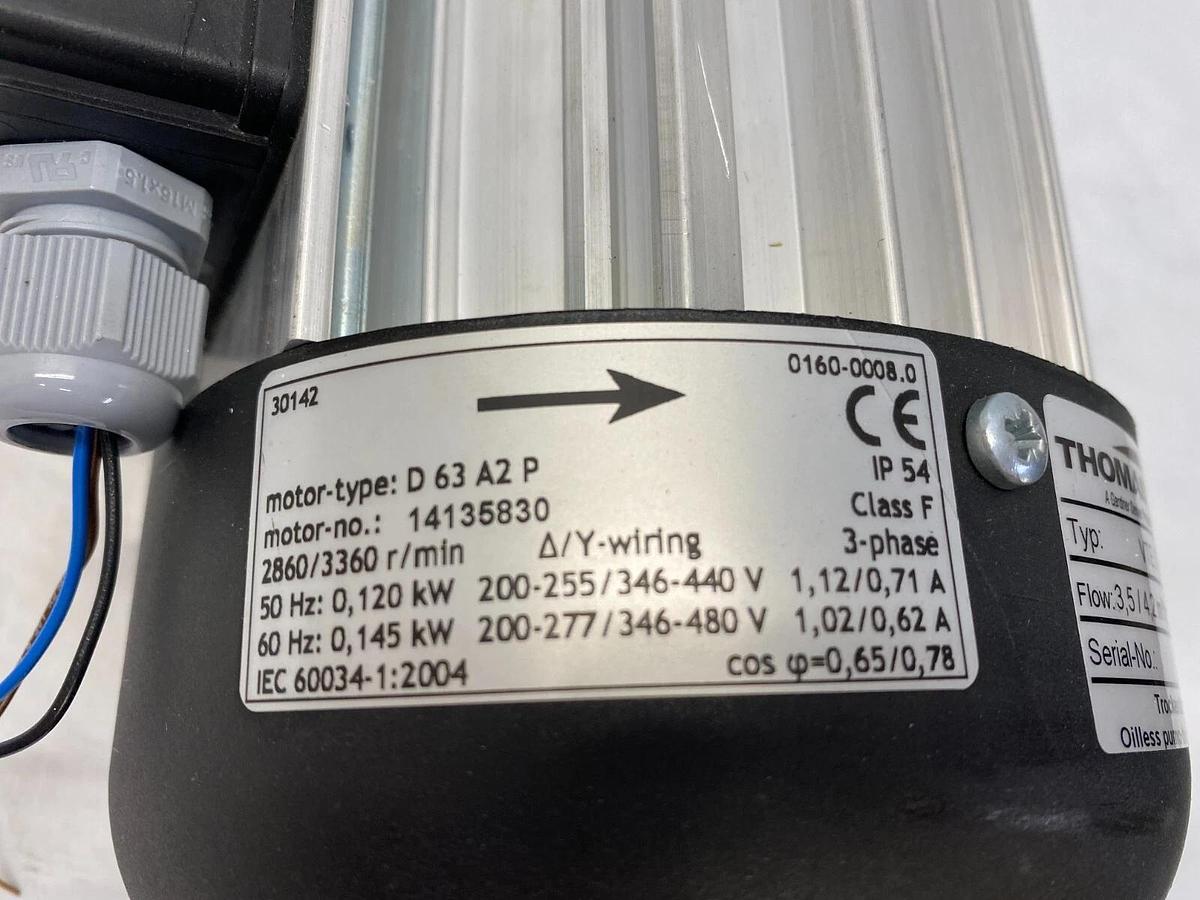 Thomas Picolino VTE3 Rotary Vane Pump