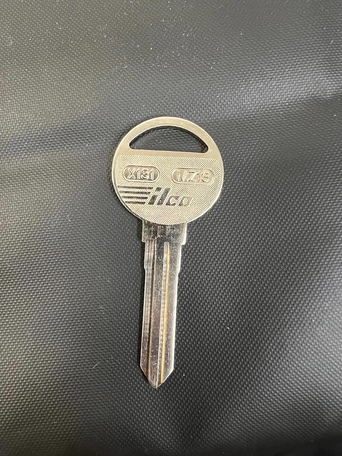 Used Ilco MZ13, MZ16, MZ27, MZ19 Assorted Key Blanks for Mazda Models - Lot of 38