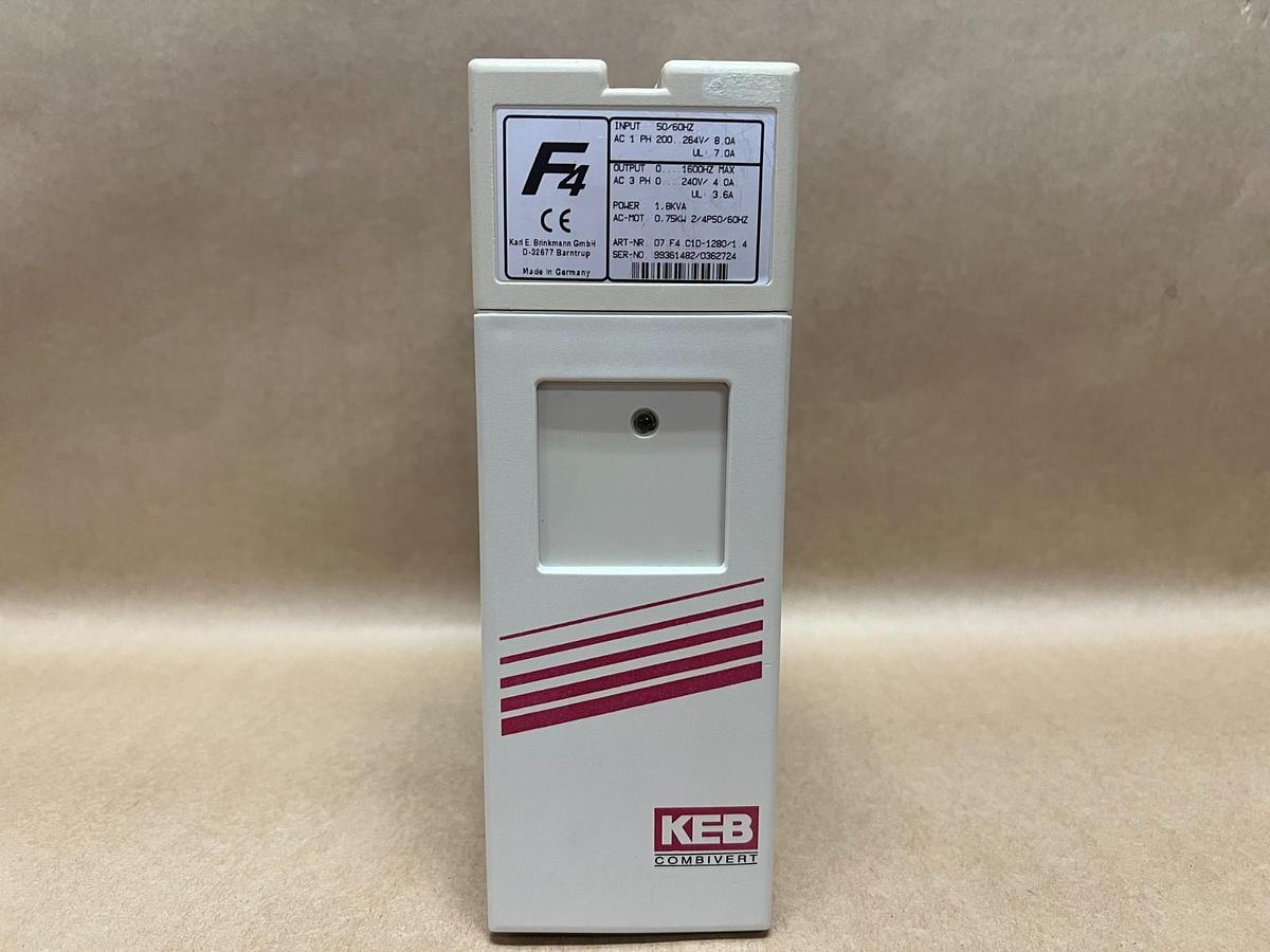 Used KEB 07.F4.C1D-1280/1.4 F4 Combivert Inverter