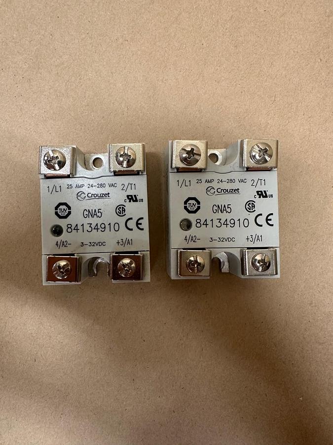 Used Crouzet GNA5 Solid State Relay - Lot of 2