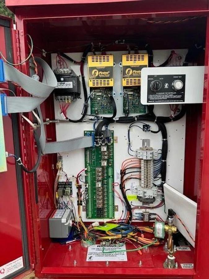 Used Clarke’s JW6HUF60 Stationary Fire Pump Engine Driver w/ Firetrol Controller