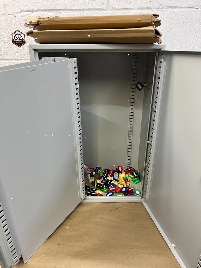 Used Barska Gray Key Cabinet w/ Combination