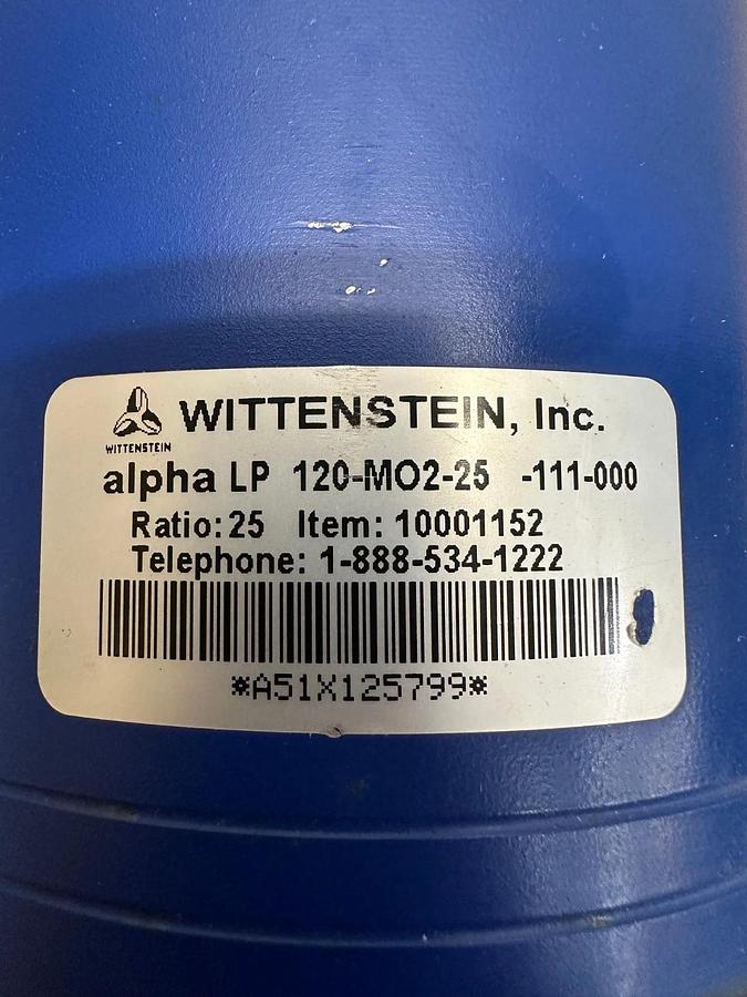 Used Wittenstein 120-MO2-25 Gear Reducer