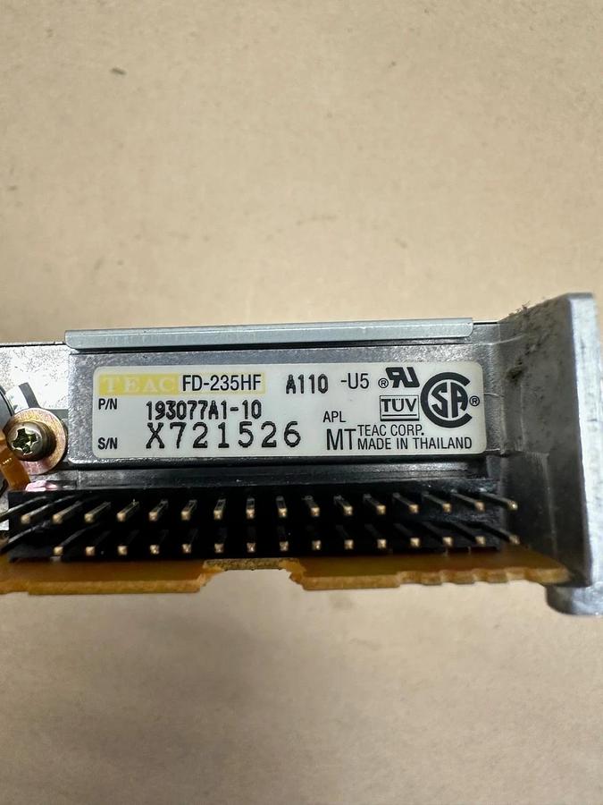 Used TEAC 193077A1-10 Floppy Disk Drive