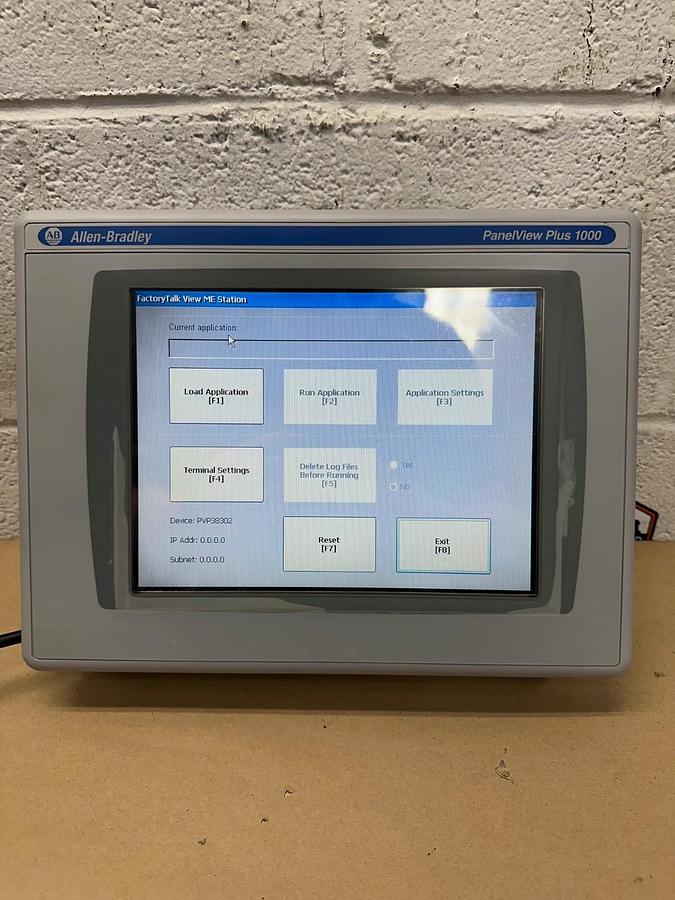 Used Allen Bradley 2711P-T10C4A8 Panelview Plus 1000